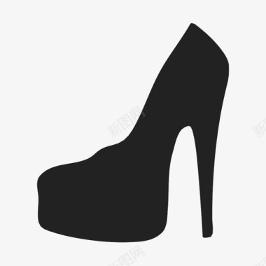 高跟鞋女人不舒服图标图标