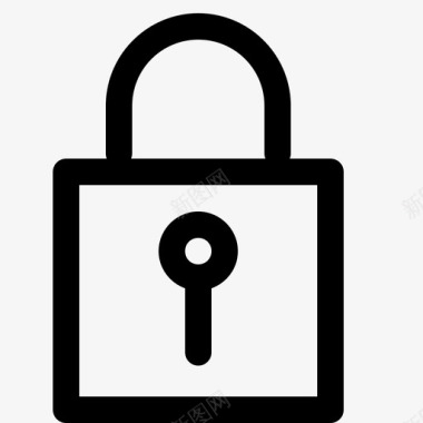 打开锁锁受保护隐私图标图标