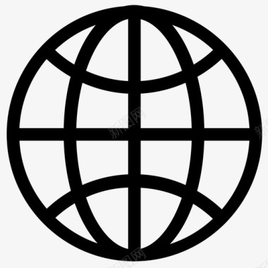 国家地球国家地球网格图标图标