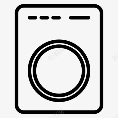 洗衣机洗衣机客房服务家用电器图标图标