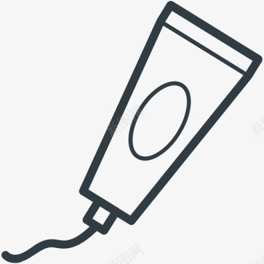 护发素护发素时尚和服装线图标图标