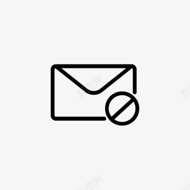 垃圾邮件阻止邮件不允许垃圾图标图标