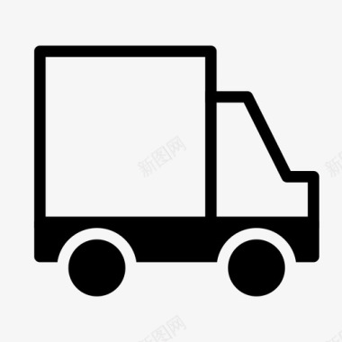 卡车物料搬运车车辆图标图标