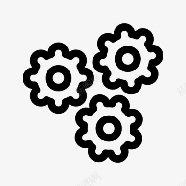 安卓系统手机齿轮系统支架图标图标