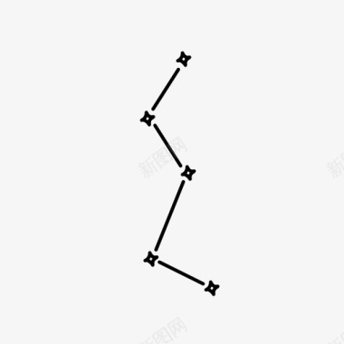 天空新闻casiopea星星星座出售图标图标