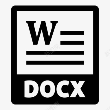 WAV扩展docx文件学院文档图标图标