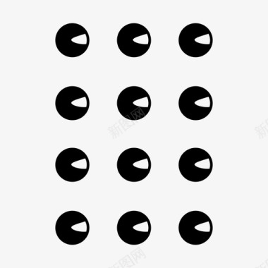 黑白网格背景素材图片骰子十二十二点选择图标图标