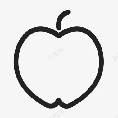 红色苹果牌子苹果亚当和夏娃食品图标图标