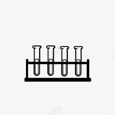 液体颜料试管物质科学图标图标