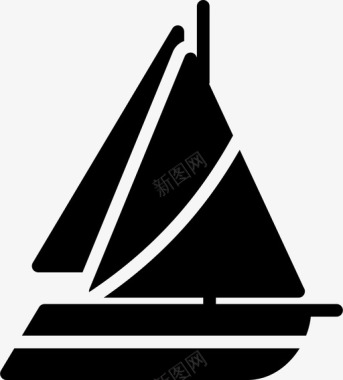 漂浮游艇船漂浮图标图标