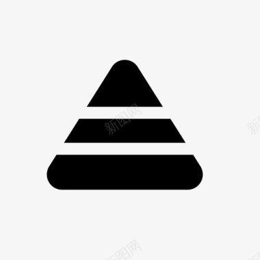 金字塔图三角形数学图标图标