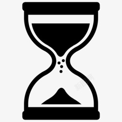 计时员沙漏时钟滴答声倒计时图标高清图片