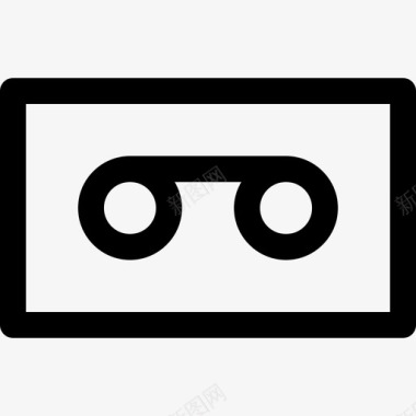 安卓APP界面盒式磁带录音机多媒体图标图标