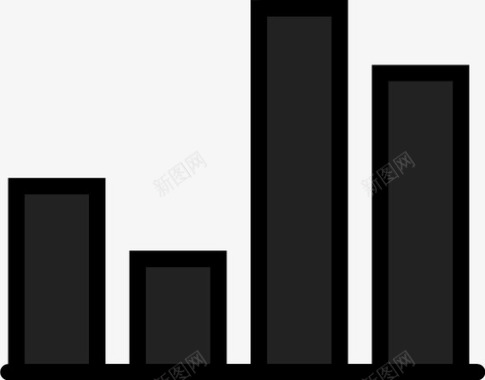 满意度调查柱状图业务数据图标图标