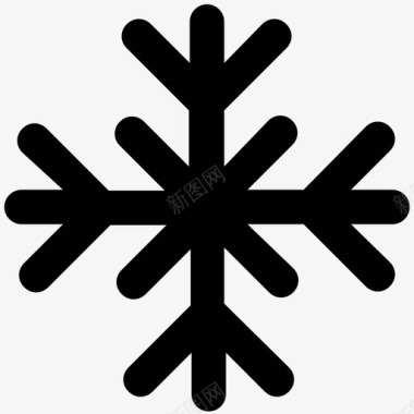 雪花冬天雪花装饰图标图标