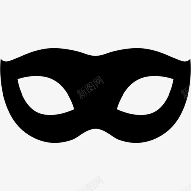 面具黑色嘉年华面具造型造型嘉年华面具图标图标
