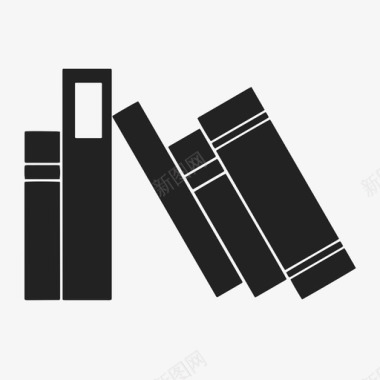书堆书籍书堆阅读图标图标