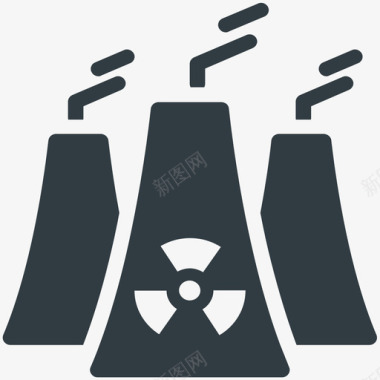冷电风扇核电站工业冷标图标图标