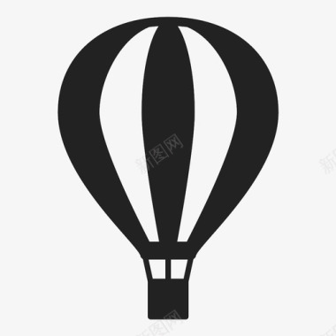 热气球飞行热气球飞行移动图标图标