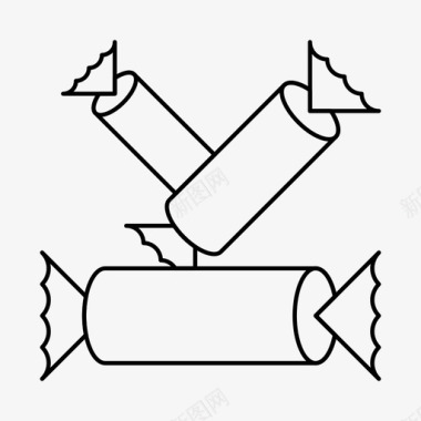 糖果巧克力圣诞节图标图标