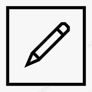 作家写作编辑行动家庭作业图标图标