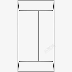 折叠封面信封封面邮件图标高清图片