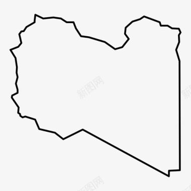 利比亚研究总体图标图标