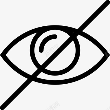 眼睛视线眼睛视力瞳孔图标图标