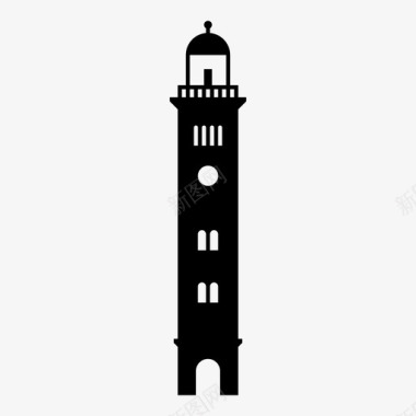 老科伦坡灯塔高大斯里兰卡图标图标