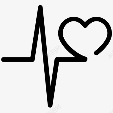 心跳血液心率图标图标