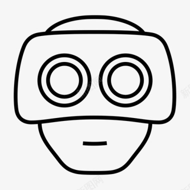 谷歌虚拟现实护目镜虚拟现实谷歌虚拟现实图标图标