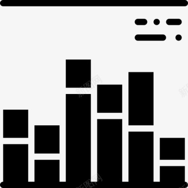 信息创意图表柱状图整体定位图标图标