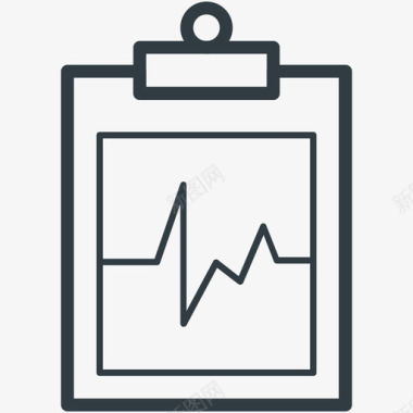 医学报告科技线图标图标