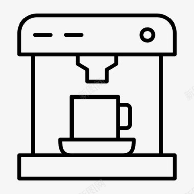 财务工作总结咖啡机饮料早餐图标图标