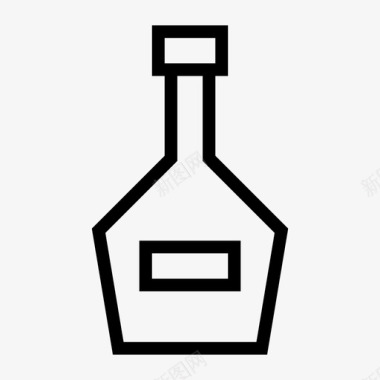 干邑白兰地波旁威士忌葡萄酒图标图标