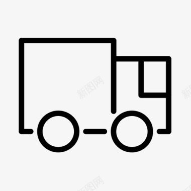 精品哈密瓜卡车好卡车旅行图标图标