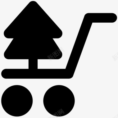 圣诞购物noel购物圣诞日购物图标图标