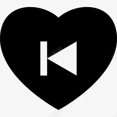 心脏回放按钮控制按钮心跳图标图标