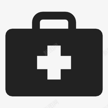 常用医疗工具医生手提箱用具工具图标图标