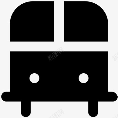 公共交通标识公共交通交通粗体图标图标