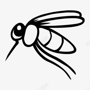 蚊子昆虫感染图标图标