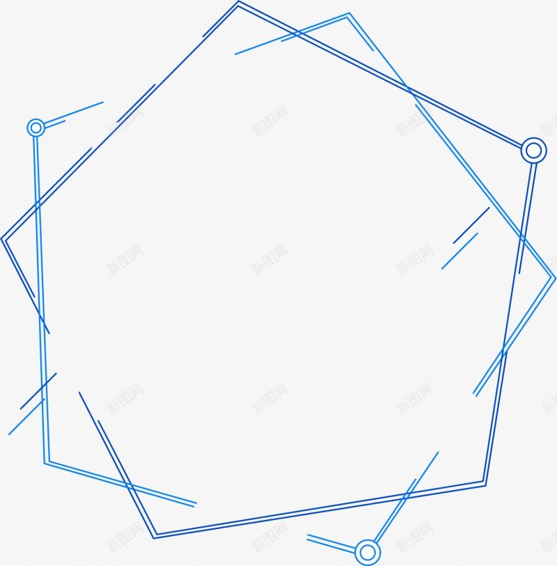 蓝色高科技hud科技感边框圆环模板942Mpng免抠素材_88icon https://88icon.com 42MB科技点线图大全 免扣