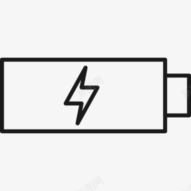 电池充电通用图标集超轻图标