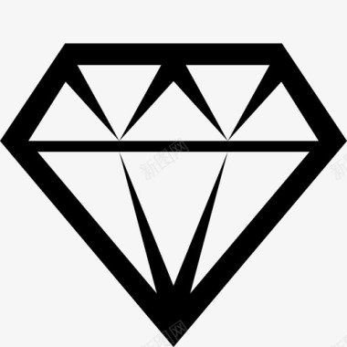 钻石新娘钻石白钻石图标图标