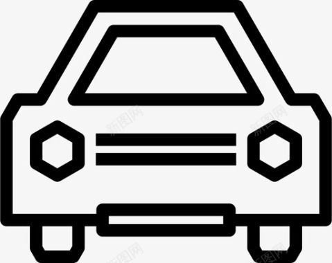 通勤汽车车辆交通工具图标图标
