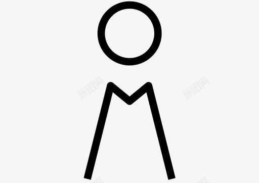男士厕所图标图标
