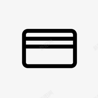银行取款机信用卡电子资金塑料货币图标图标