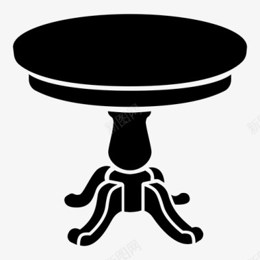 气泡标志桌子台面凳子图标图标