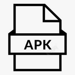 APK文件格式apk文件信件笔记本电脑图标高清图片