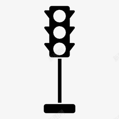 信号标识红绿灯信号机规则图标图标